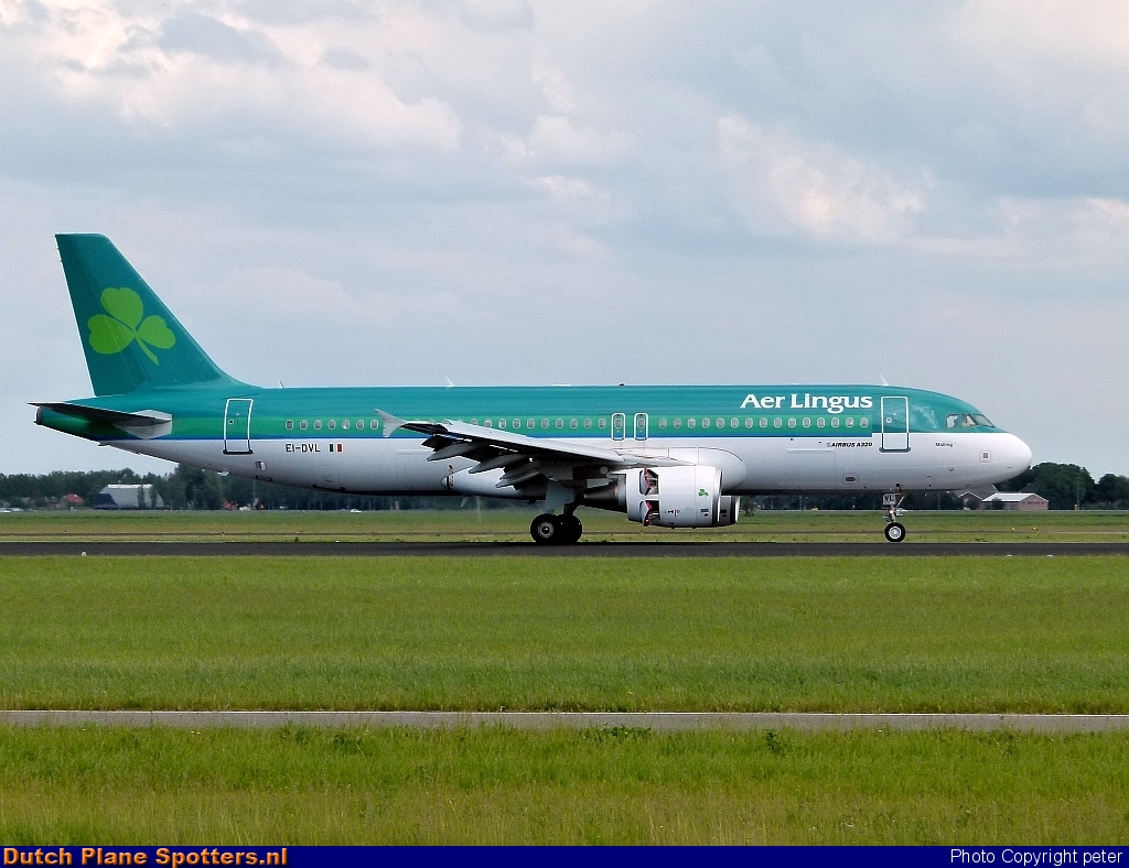 EI-DVL Airbus A320 Aer Lingus by peter