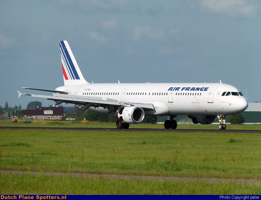 F-GTAK Airbus A321 Air France by peter
