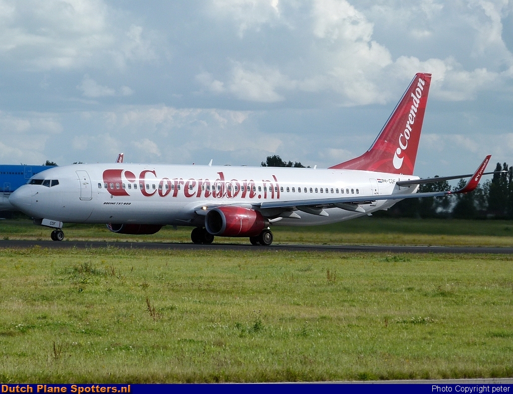 PH-CDF Boeing 737-800 Corendon Dutch Airlines by peter