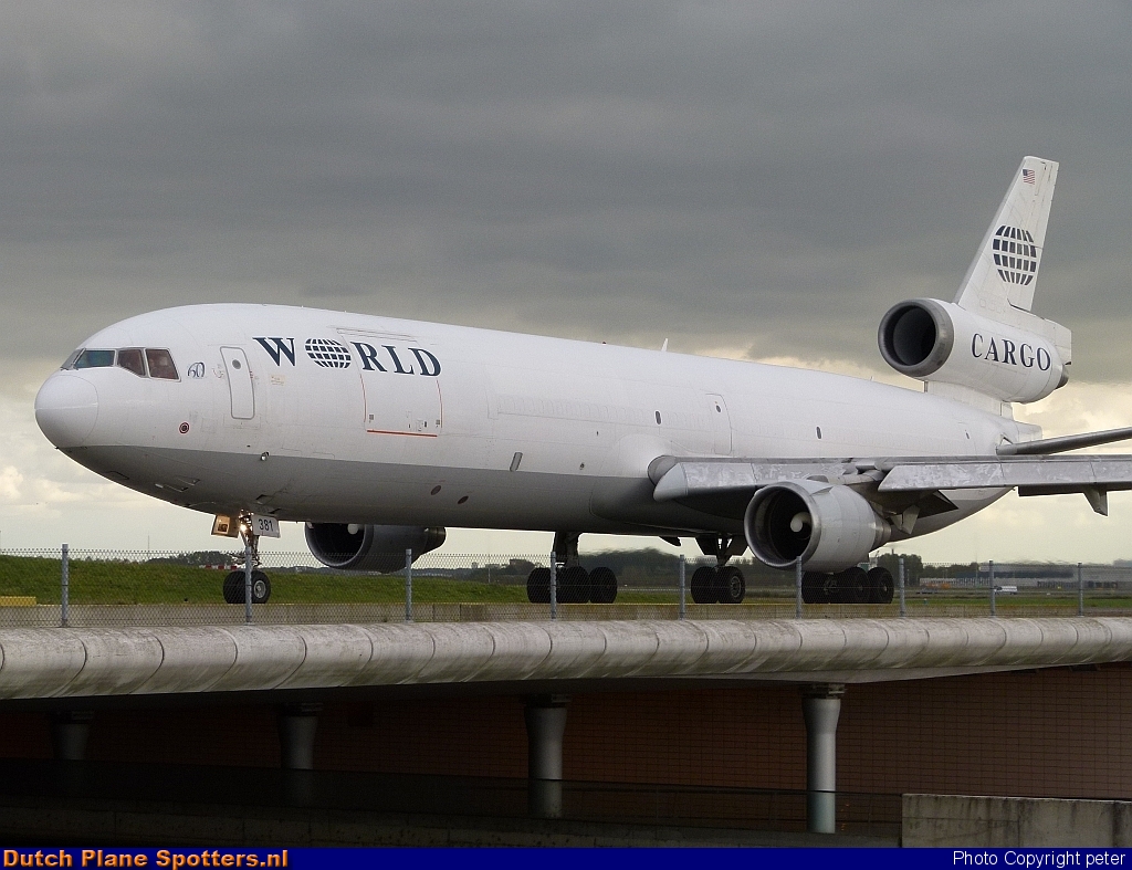 N381WA McDonnell Douglas MD-11 World Airways Cargo by peter