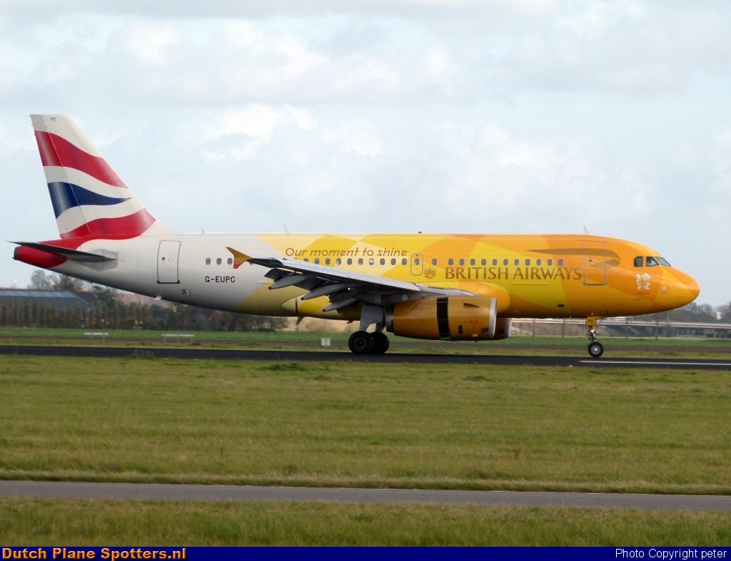 G-EUPC Airbus A319 British Airways by peter