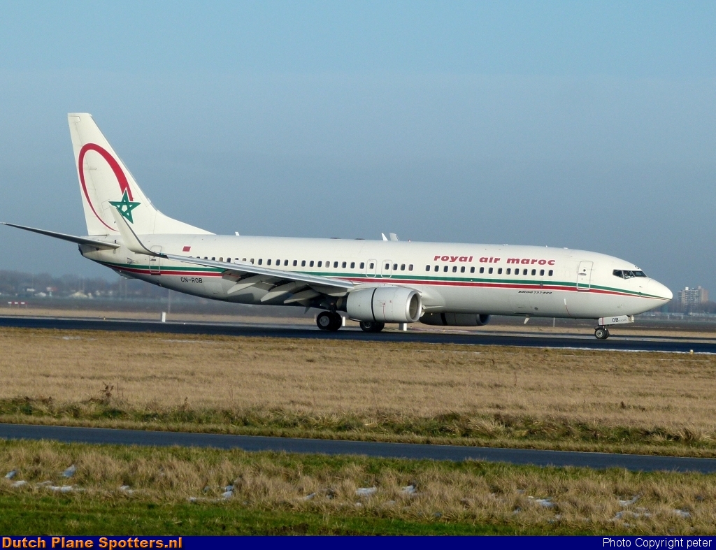 CN-ROB Boeing 737-800 Royal Air Maroc by peter