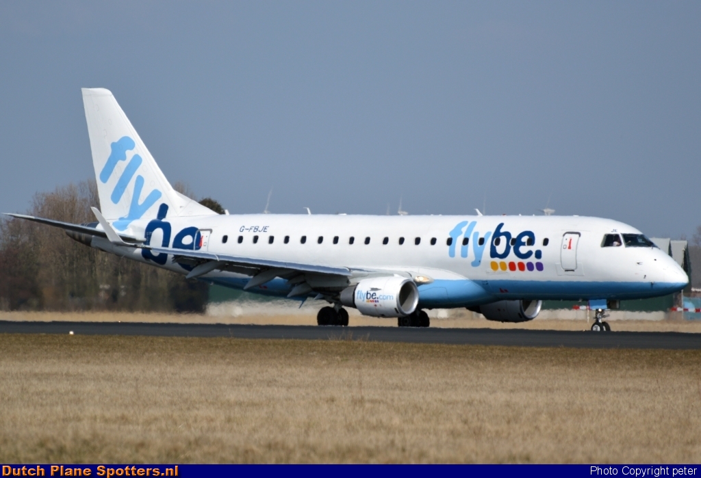 G-FBJE Embraer 175 Flybe by peter
