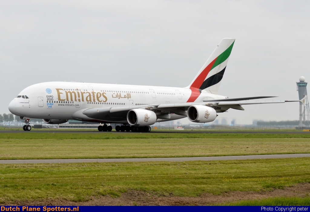 A6-EDH Airbus A380-800 Emirates by peter