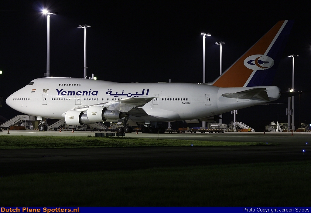 7O-YMN Boeing 747-SP Yemenia by Jeroen Stroes