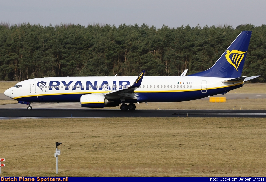 EI-FTT Boeing 737-800 Ryanair by Jeroen Stroes