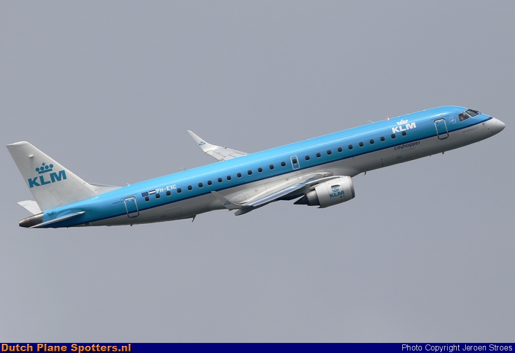 PH-EXC Embraer 190 KLM Cityhopper by Jeroen Stroes