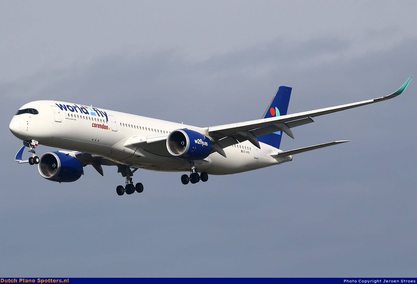 EC-NTB Airbus A350-900 World2Fly (Corendon Dutch Airlines) by Jeroen Stroes