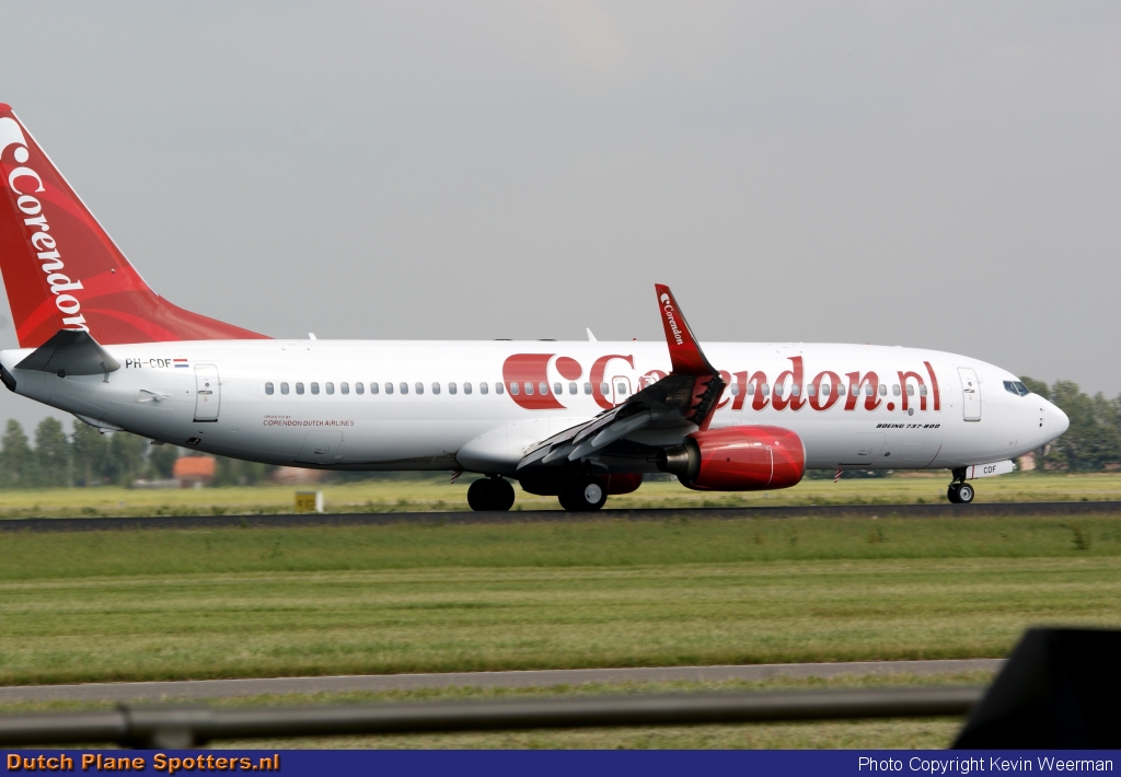 PH-CDF Boeing 737-800 Corendon Dutch Airlines by Kevin Weerman