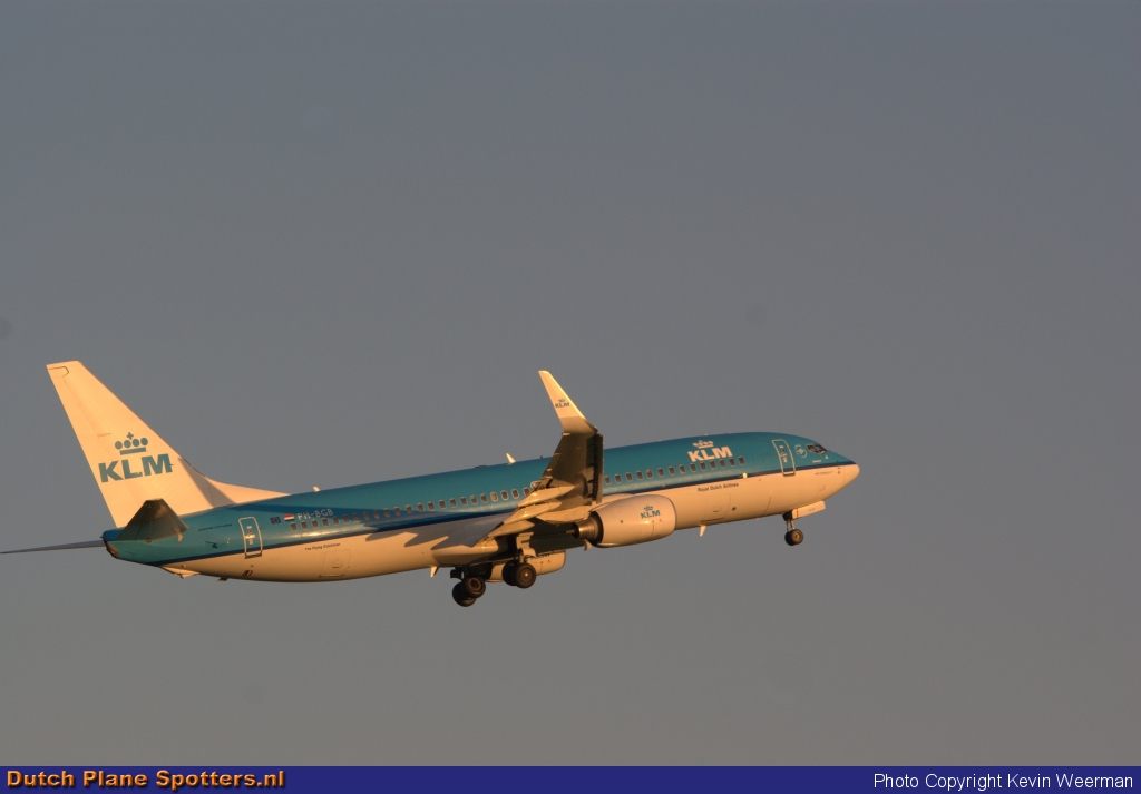 PH-BGB Boeing 737-800 KLM Royal Dutch Airlines by Kevin Weerman