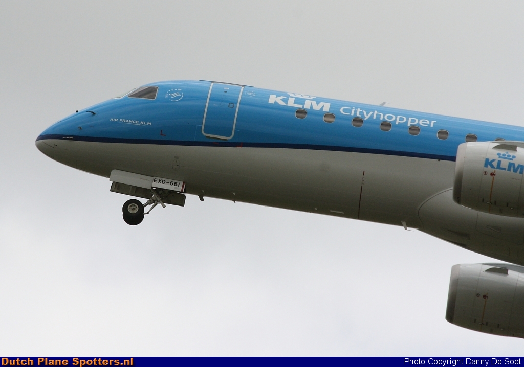 PH-EXD Embraer 190 KLM Cityhopper by Danny De Soet