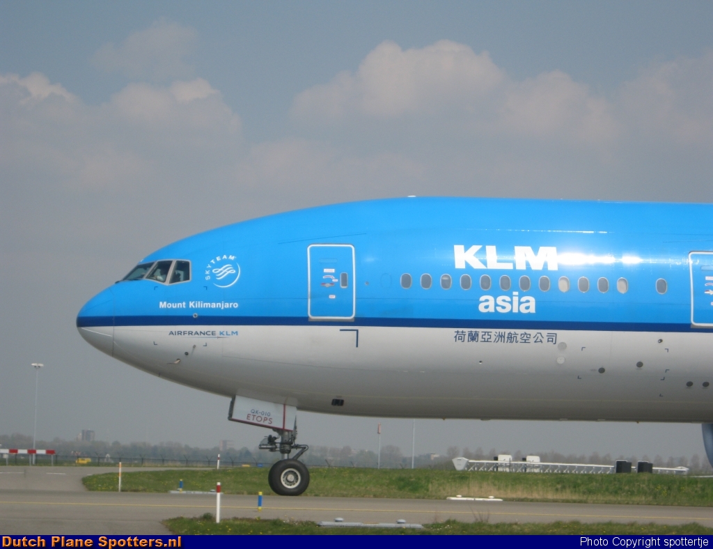 PH-BQK Boeing 777-200 KLM Asia by spottertje