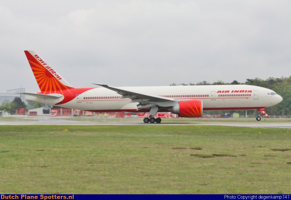VT-ALA Boeing 777-200 Air India by Herman Degenkamp