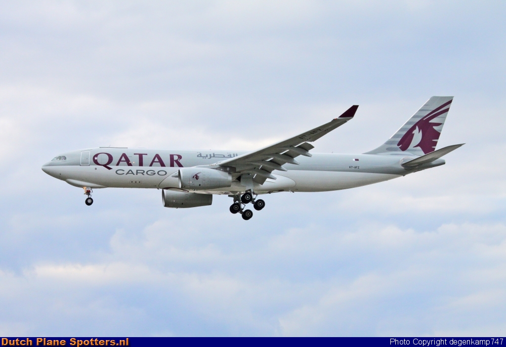 A7-AFZ Airbus A330-200 Qatar Airways Cargo by Herman Degenkamp