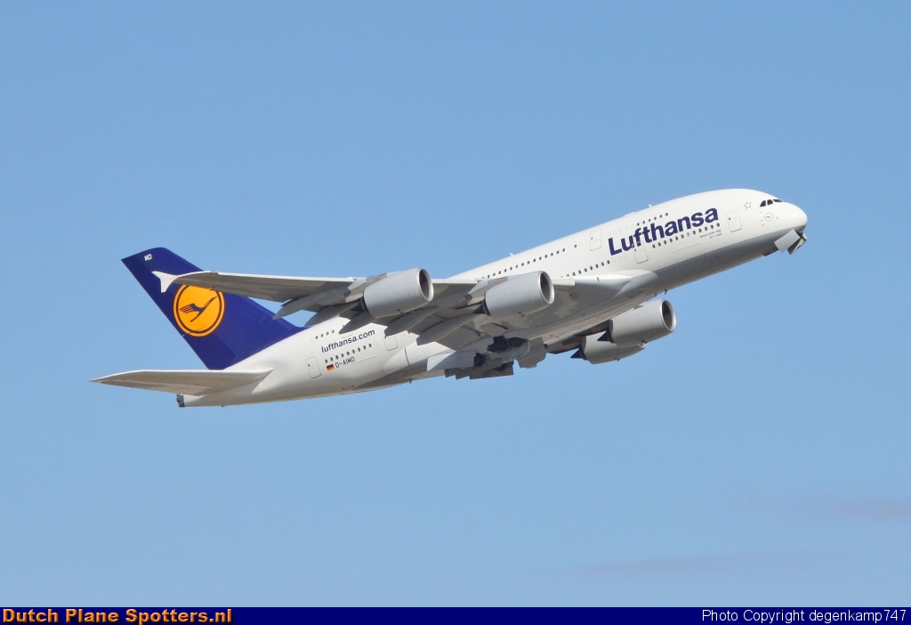 D-AIMD Airbus A380-800 Lufthansa by Herman Degenkamp