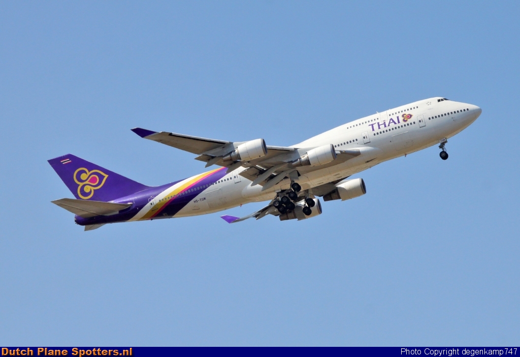 HS-TGM Boeing 747-400 Thai Airways International by Herman Degenkamp