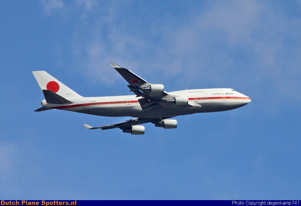 20-1101 Boeing 747-400 Japan - Government by Herman Degenkamp