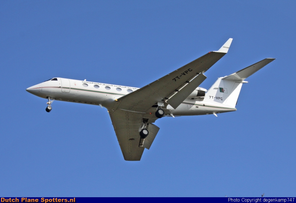 7T-VPC Gulfstream G-IV Algeria - Government by Herman Degenkamp