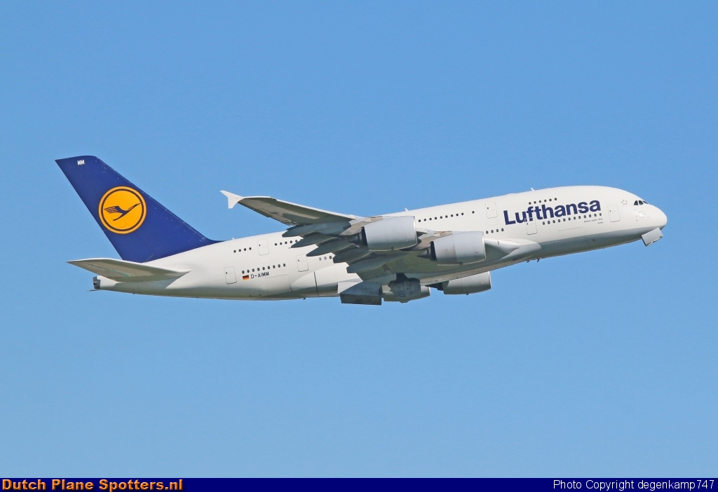 D-AIMN Airbus A380-800 Lufthansa by Herman Degenkamp