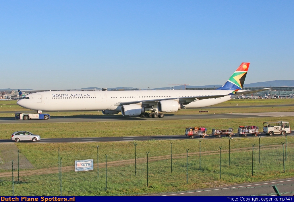 ZS-SNH Airbus A340-600 South African Airways by Herman Degenkamp