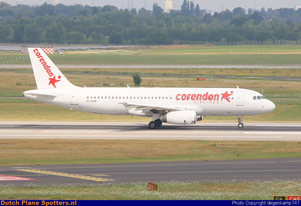 ZS-GAW Airbus A320 Global Aviation (Corendon Airlines) by Herman Degenkamp