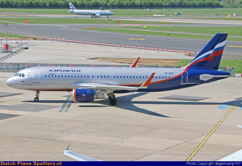 VP-BCE Airbus A320 Aeroflot - Russian Airlines by Herman Degenkamp