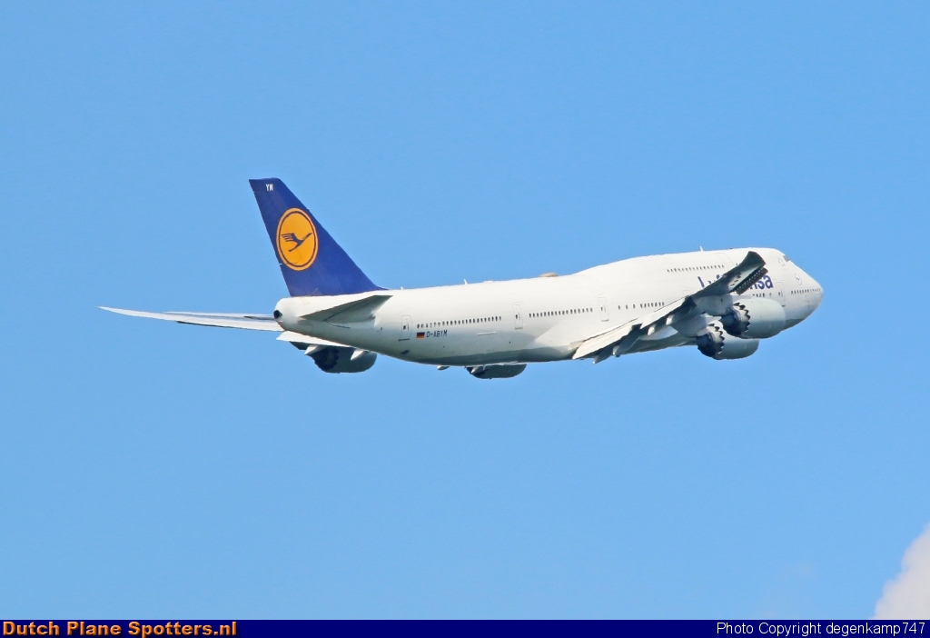 D-ABYM Boeing 747-8 Lufthansa by Herman Degenkamp