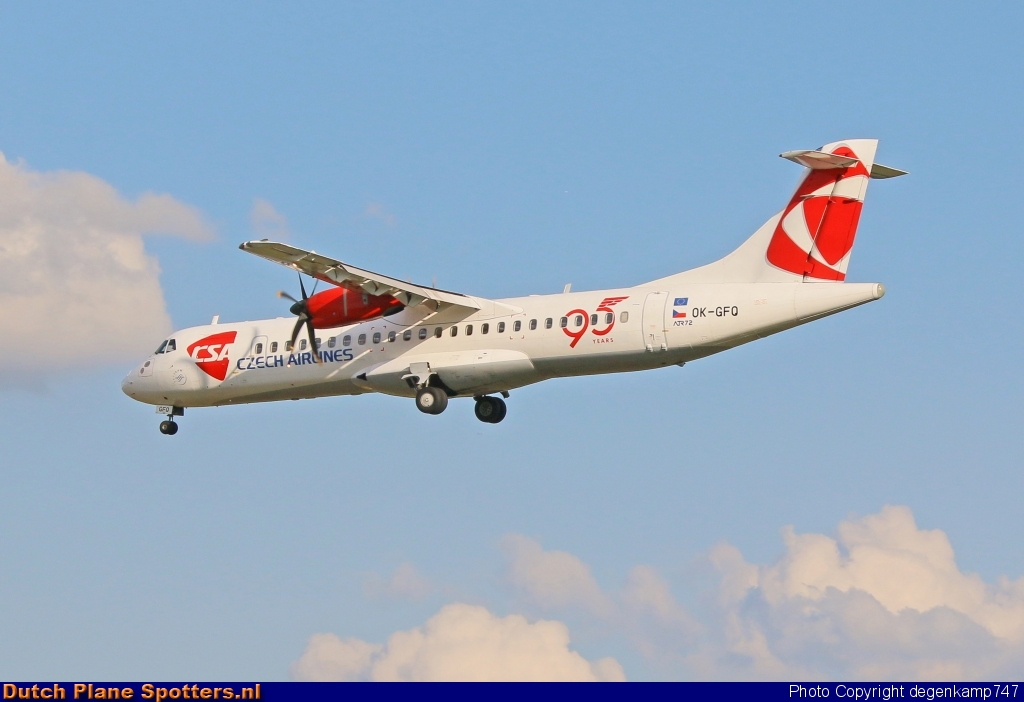 OK-GFQ ATR 72-500 CSA Czech Airlines by Herman Degenkamp