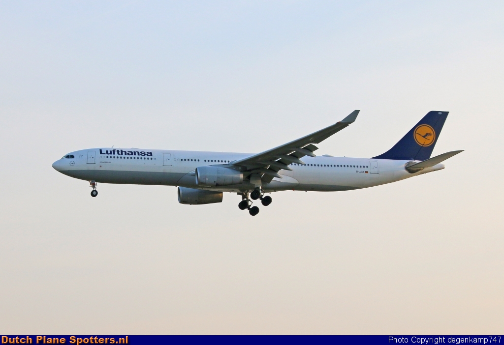 D-AIKS Airbus A330-300 Lufthansa by Herman Degenkamp