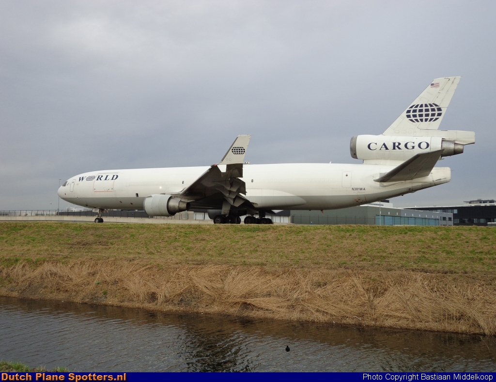 N381WA McDonnell Douglas MD-11 World Airways Cargo by Bastiaan Middelkoop