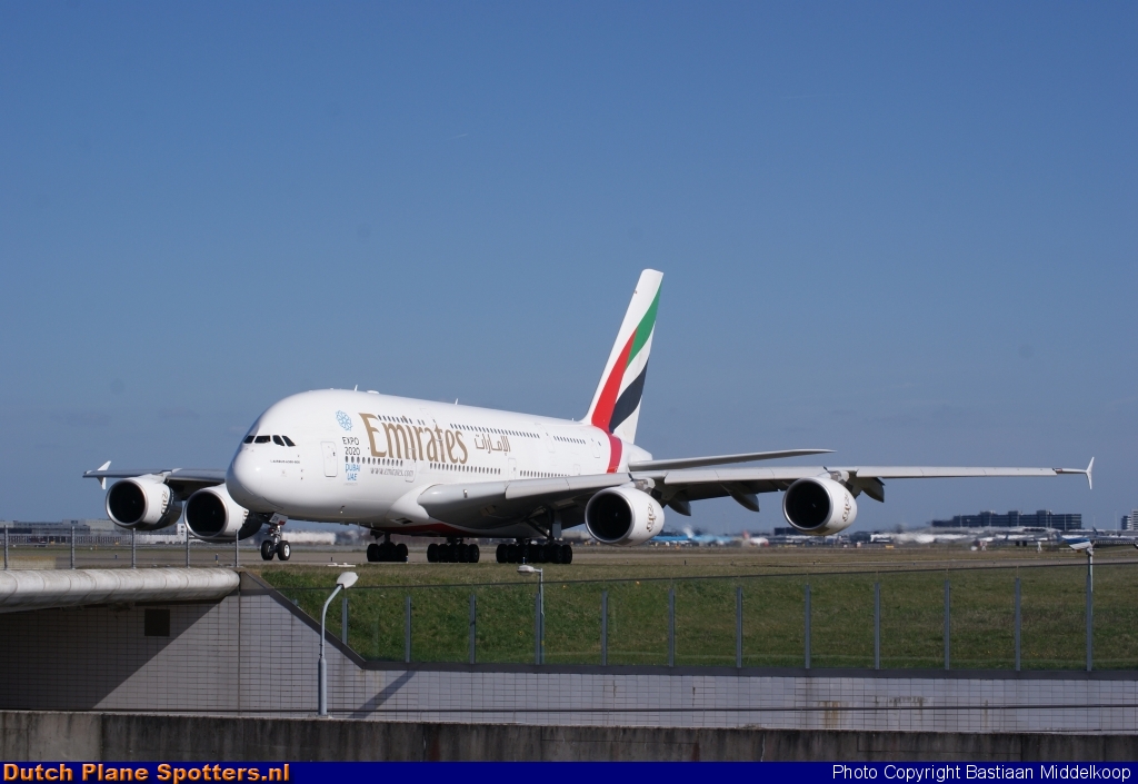 A6-EDH Airbus A380-800 Emirates by Bastiaan Middelkoop