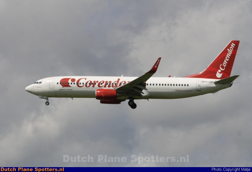 PH-CDE Boeing 737-800 Corendon Dutch Airlines by Matje