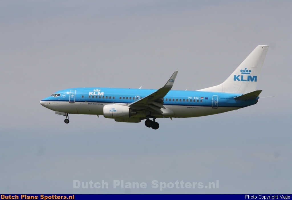 PH-BGI Boeing 737-700 KLM Royal Dutch Airlines by Matje