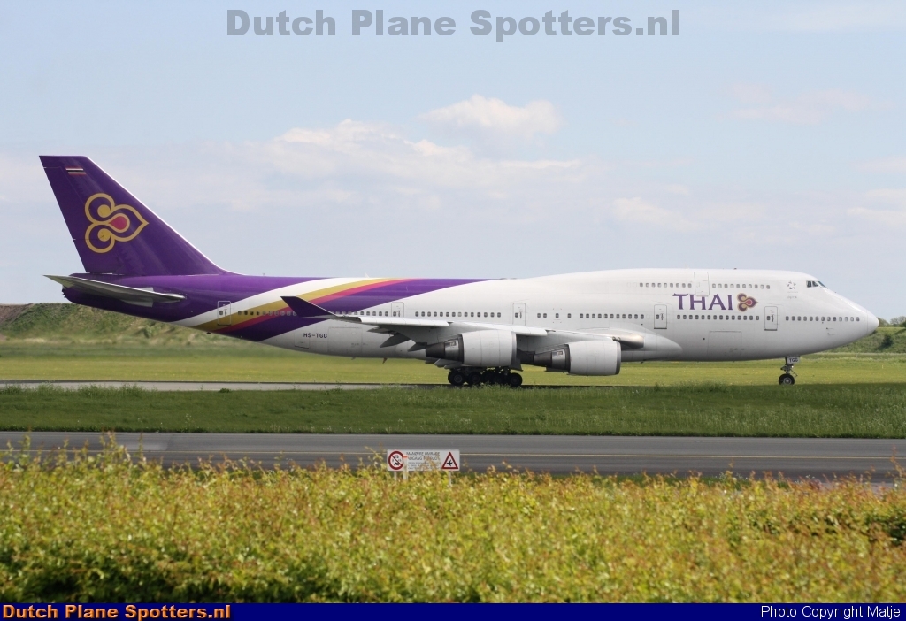 HS-TGG Boeing 747-400 Thai Airways International by Matje