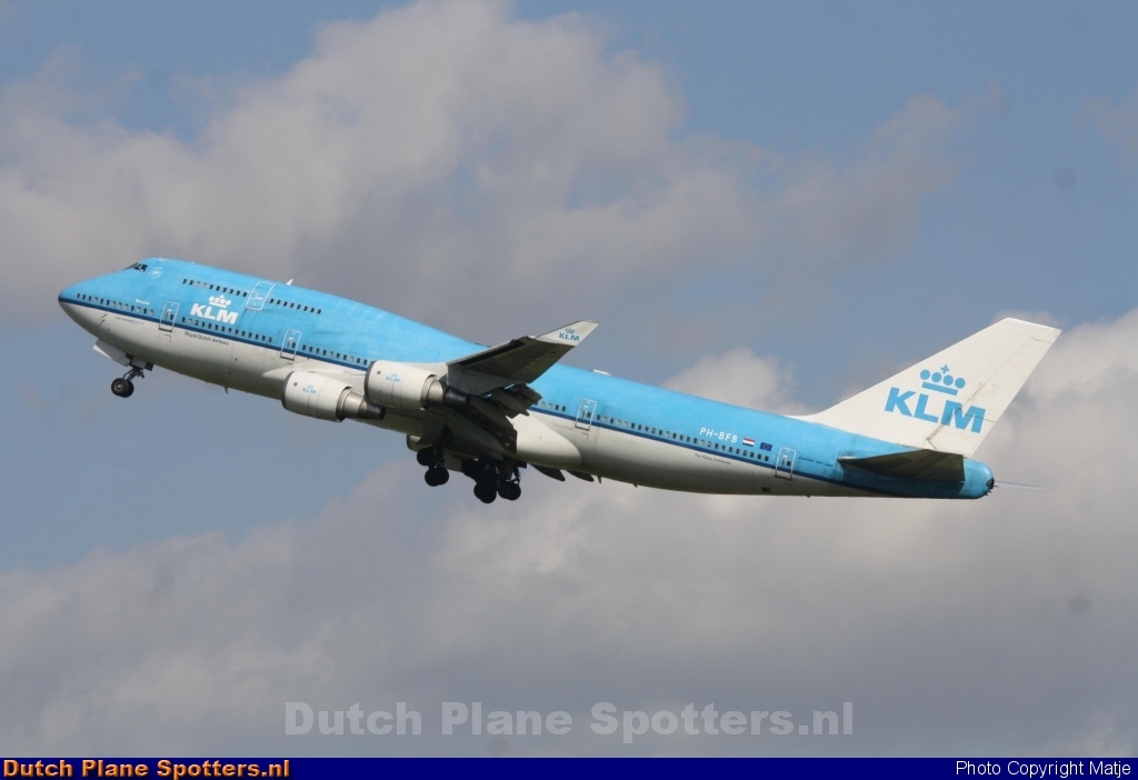 PH-BFB Boeing 747-400 KLM Royal Dutch Airlines by Matje