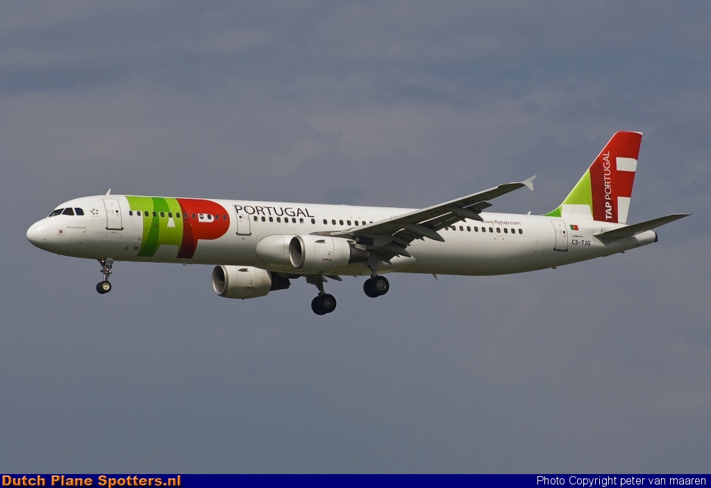 CS-TJG Airbus A321 TAP Air Portugal by peter van maaren