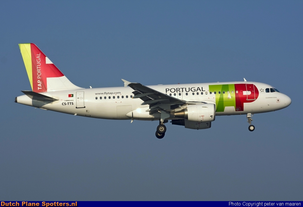 CS-TTS Airbus A319 TAP Air Portugal by peter van maaren