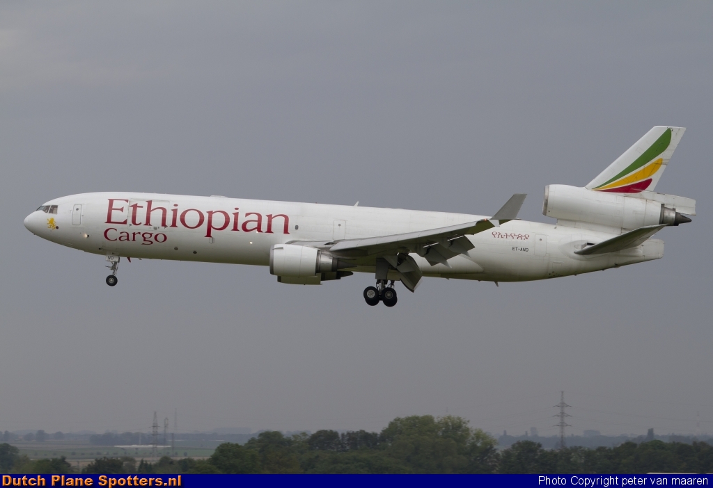 ET-AND McDonnell Douglas MD-11 Ethiopian Cargo by peter van maaren