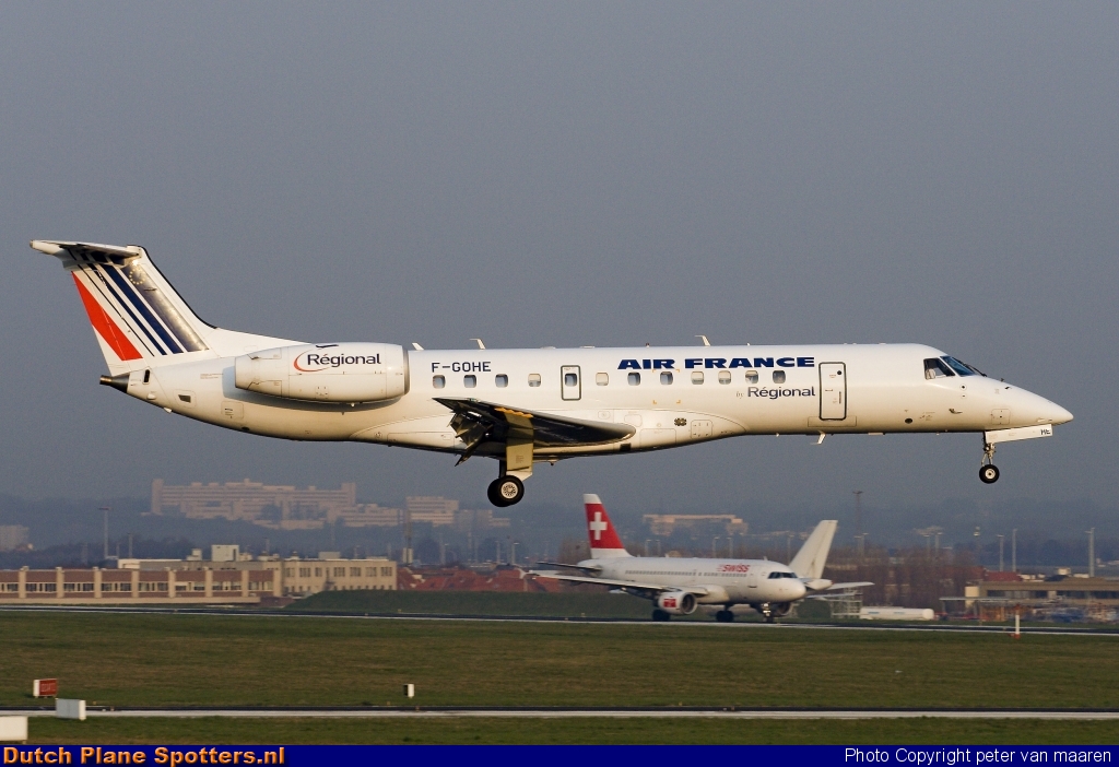 F-GOHE Embraer 135 Air France by peter van maaren