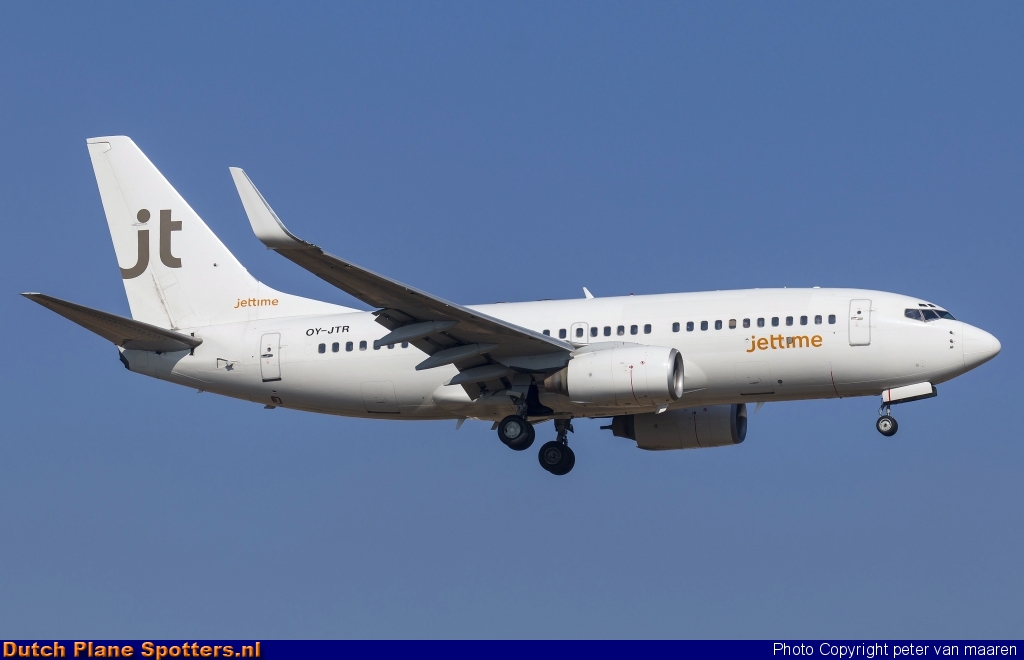 OY-JTR Boeing 737-700 Jettime by peter van maaren