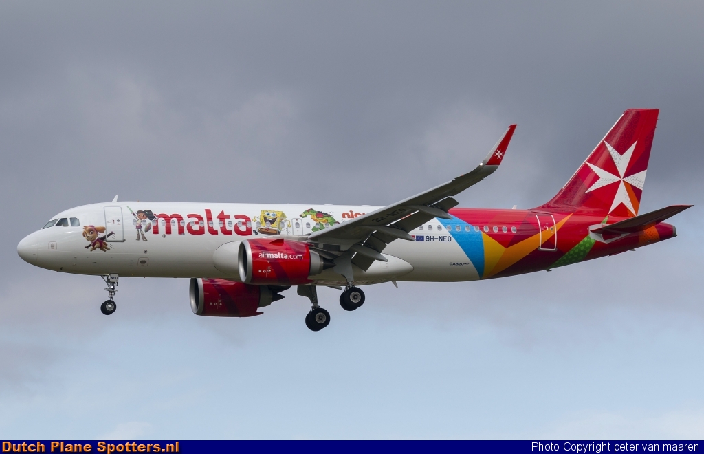 9H-NEO Airbus A320neo Air Malta by peter van maaren