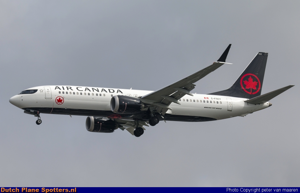 C-FSCY Boeing 737-800 Air Canada by peter van maaren