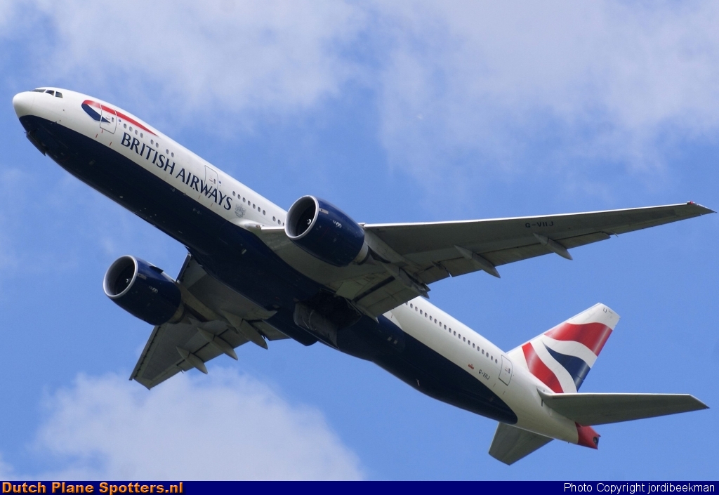 G-VIIJ Boeing 777-200 British Airways by jordibeekman