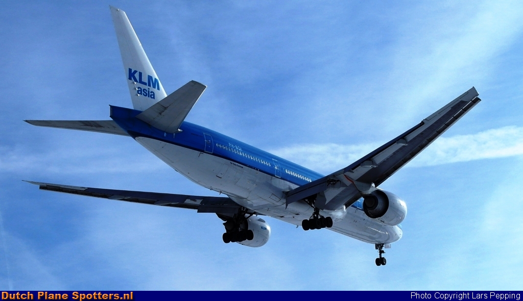 PH-BQI Boeing 777-200 KLM Asia by Lars Pepping