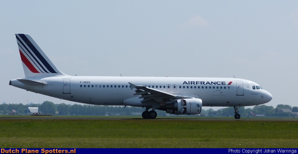 F-HEPC Airbus A320 Air France by Johan Warringa