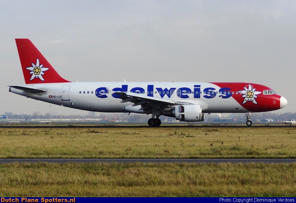 HB-IJV Airbus A320 Edelweiss Air by Dominique Verdoes