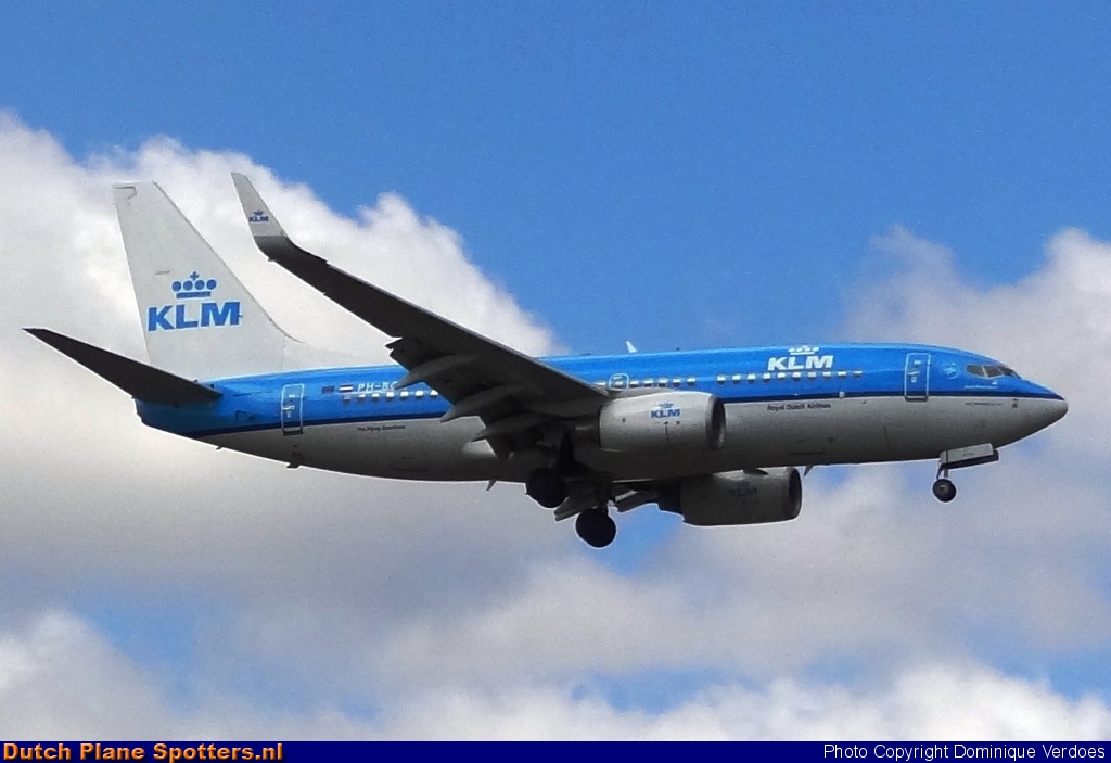 PH-BGR Boeing 737-700 KLM Royal Dutch Airlines by Dominique Verdoes