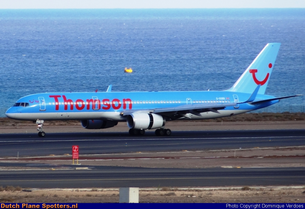 G-OOBB Boeing 757-200 Thomsonfly by Dominique Verdoes