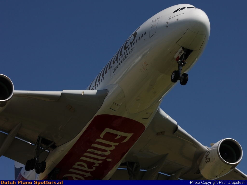 A6-EDU Airbus A380-800 Emirates by Paul Drupsteen