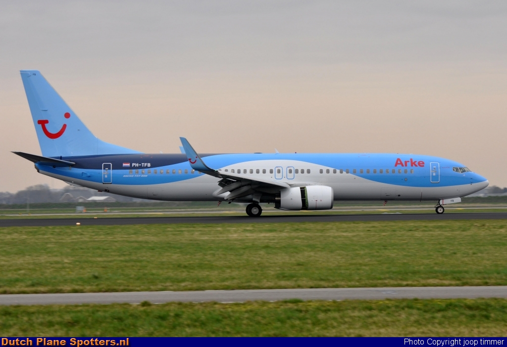 PH-TFB Boeing 737-800 ArkeFly by joop timmer
